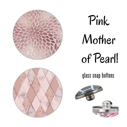 20mm pink and - 18/20mm, silver
