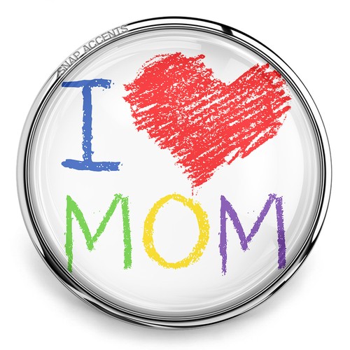 Love mom snap jewelry - snap,
